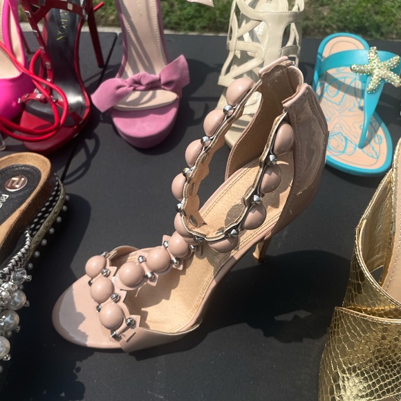 Charolette Russe-Heeled Sandal - Picture 2 of 3